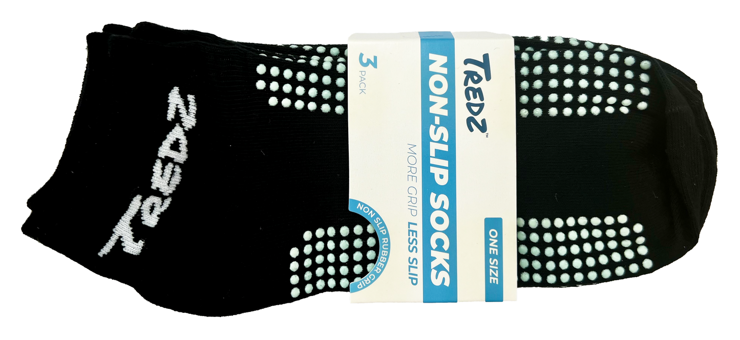 Non Slip Socks - 50% Off Hospital Grade Packs of 3 Pairs