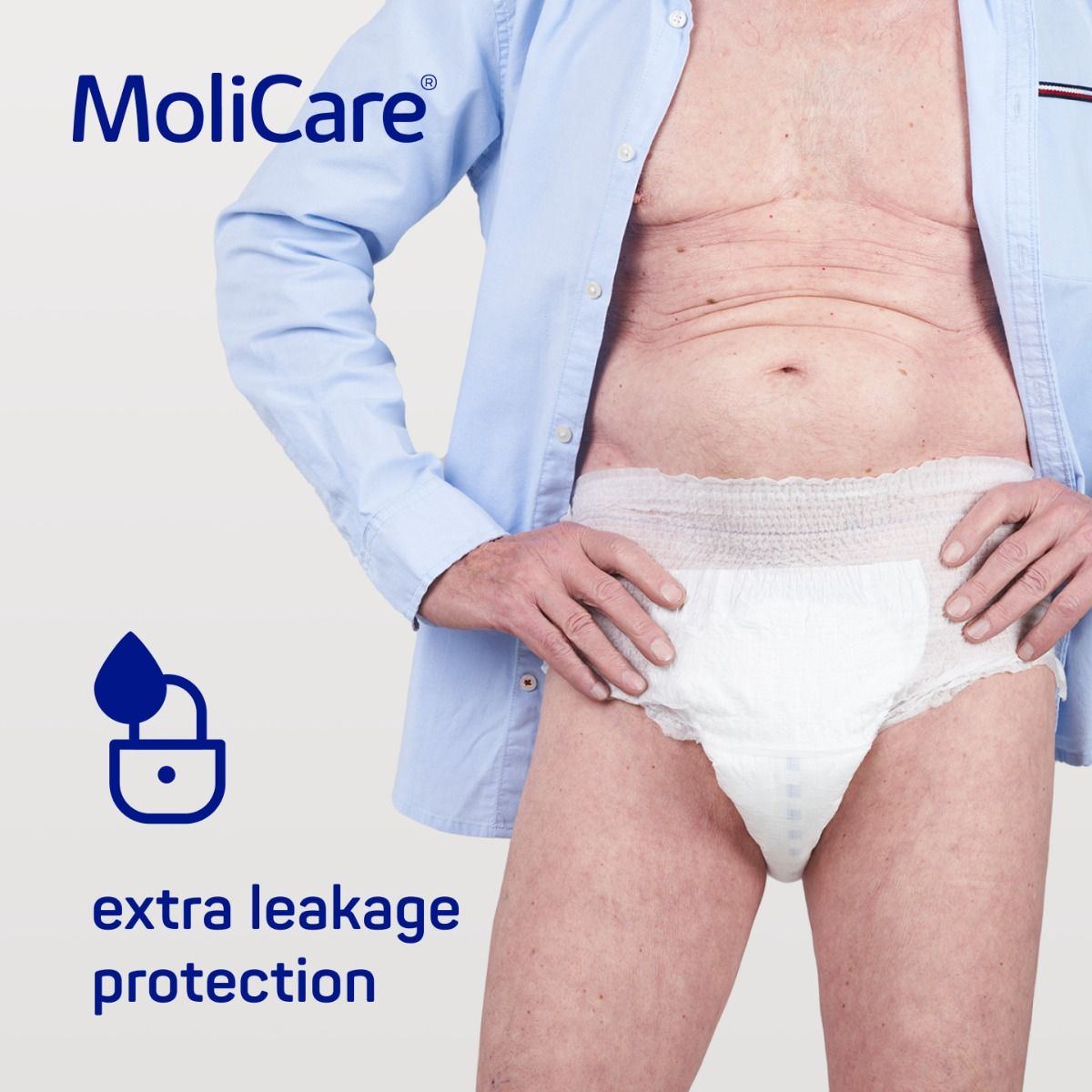 MoliCare Premium Mobile Unisex Pull-Up Pants Medium 10 Drops 2675ml 80-120cm /Pack of 14