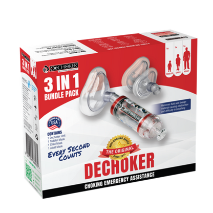 DECHOKER Anti Choking Device 3-in-1 Adult/Child/Toddler Bundle
