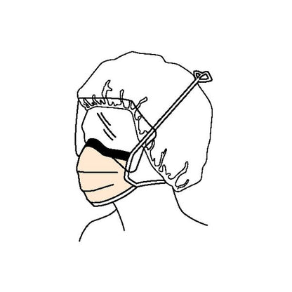 Fluidshield 3 Fog-Free Surgical Mask With Wraparound Visor Box/25