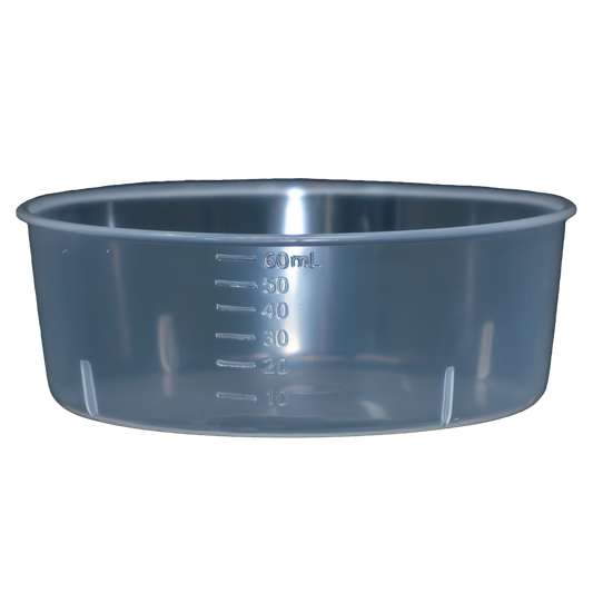 60ml Clear Gallipot 1000pcs/Ctn