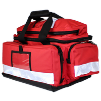 Large Red Softpack Trauma First Aid Kit 49 x 30 x 28.5cm With 1st Aid Supplies Included