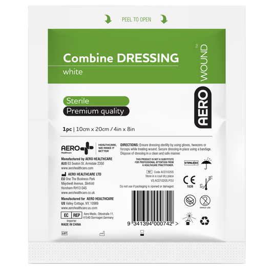 AEROWOUND Combine Dressing 10 x 20cm Bag/50 - Promed Supplies Pty Ltd