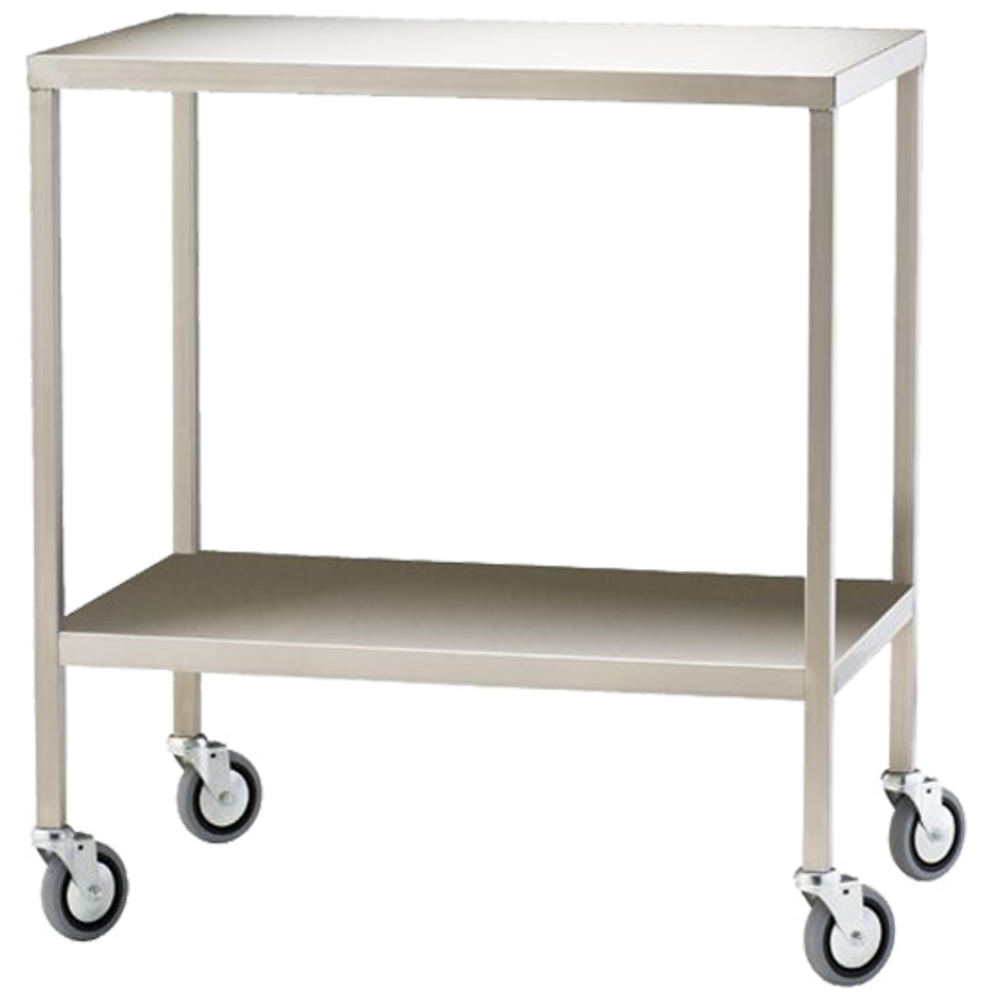 Large Stainless Steel Trolley 110 x 50 x 90.5cm - Promed Supplies Pty Ltd