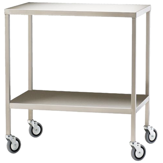 Large Stainless Steel Trolley 110 x 50 x 90.5cm - Promed Supplies Pty Ltd