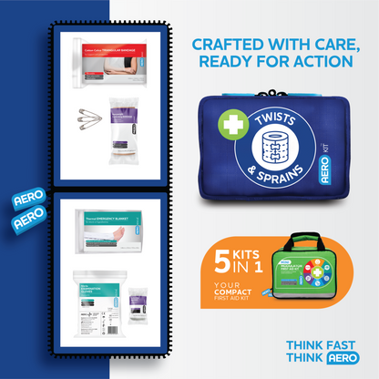 AEROKIT 3 Series Modular Mini Softpack First Aid 25 x 15 x 21.5cm