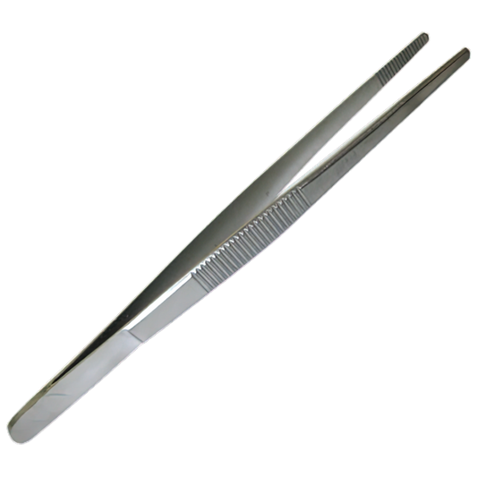 AEROINSTRUMENT Stainless Steel Blunt Forceps 13cm - Promed Supplies Pty Ltd