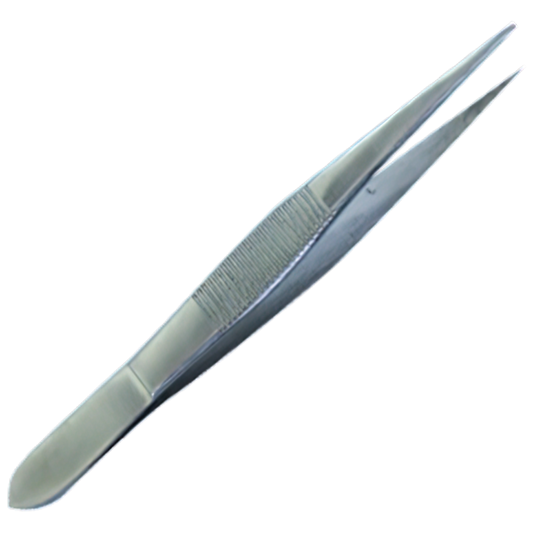 AEROINSTRUMENT Stainless Steel Fine Forceps 8cm - Promed Supplies Pty Ltd