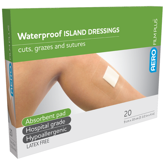 AEROFILM PLUS Waterproof Island Dressing 9 x 10cm Box/20