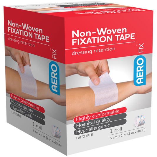 AEROFIX Non-Woven Fixation Tape 5cm x 1M - Promed Supplies Pty Ltd