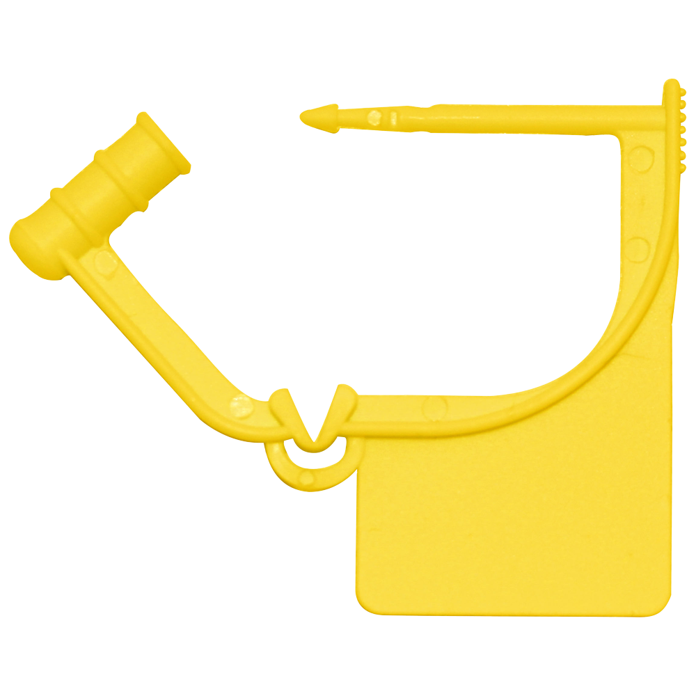 Small Yellow Plastic Safety Seal - Promed Supplies Pty Ltd
