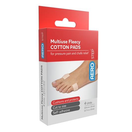 AEROSTEP™ Multiuse Fleecy Cotton Pad 68 x 100mm Box/4