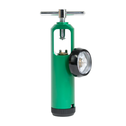 Oxygen Regulator 0-15LPM 1 HP Outlets