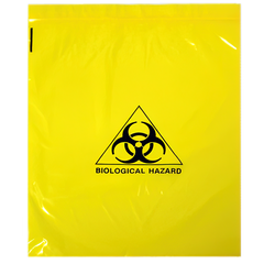 AEROHAZARD Biohazard Clinical Waste Bag 4L - Press Seal, 30um (250 x 300mm)