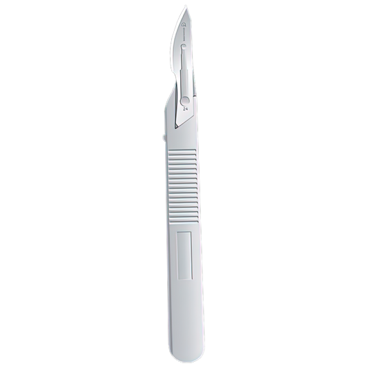 AEROINSTRUMENT Disposable No 24 Scalpel Blade & Handle Sterile - Promed Supplies Pty Ltd