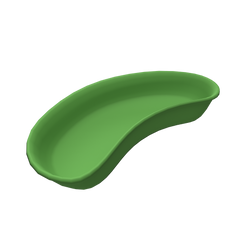 Disposable Green Plastic Kidney Dish 700mL (230mm)