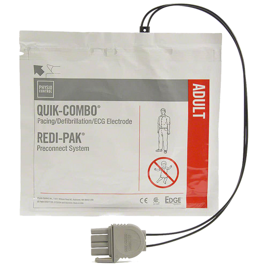 LIFEPAK Quik-Combo Redi-Pak Electrodes - Adult (for LP1000, LP12, LP15 & LP20E)