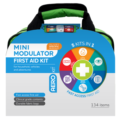 AEROKIT 3 Series Modular Mini Softpack First Aid 25 x 15 x 21.5cm