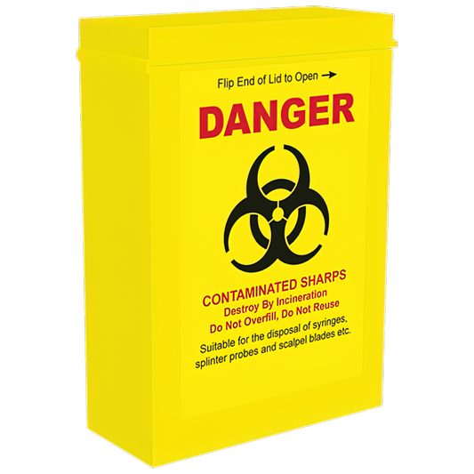 AEROHAZARD Needle Disposal Unit 90mL - Promed Supplies Pty Ltd