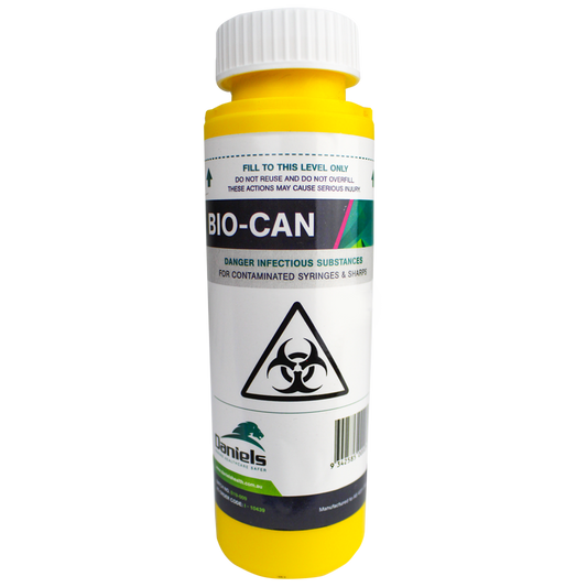 AEROHAZARD Sharps Disposal Container 125mL