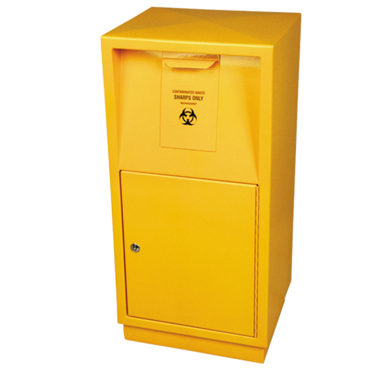 AEROHAZARD Steel Sharps Disposal Safe 23L (includes 2 x SD23000)