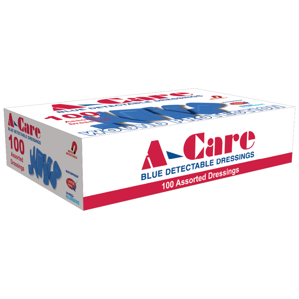 A-CARE Detectable Assorted Dressings Box/100 - Promed Supplies Pty Ltd