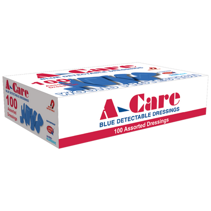 A-CARE Detectable Assorted Dressings Box/100 - Promed Supplies Pty Ltd