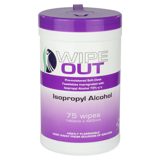 Wipe Out® Isopropyl Alcohol Wipes Carton/12