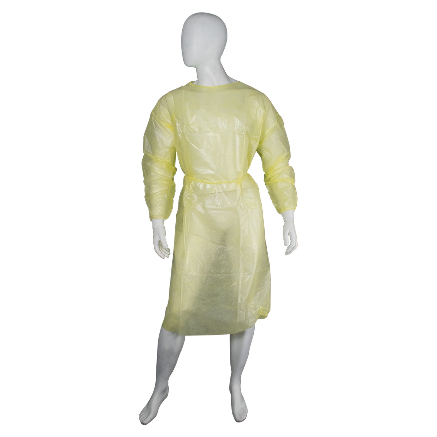 Ultra Health® Level 2 Disposable Isolation Impervious PP/PE Gown Knitted Wrist and Velcro Closure Carton/50