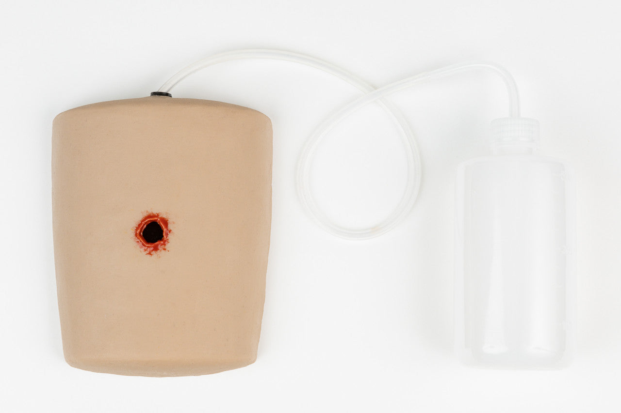 TRAUMASIM Haemostatic Clotting Trainer - Gunshot Wound - Promed Supplies Pty Ltd